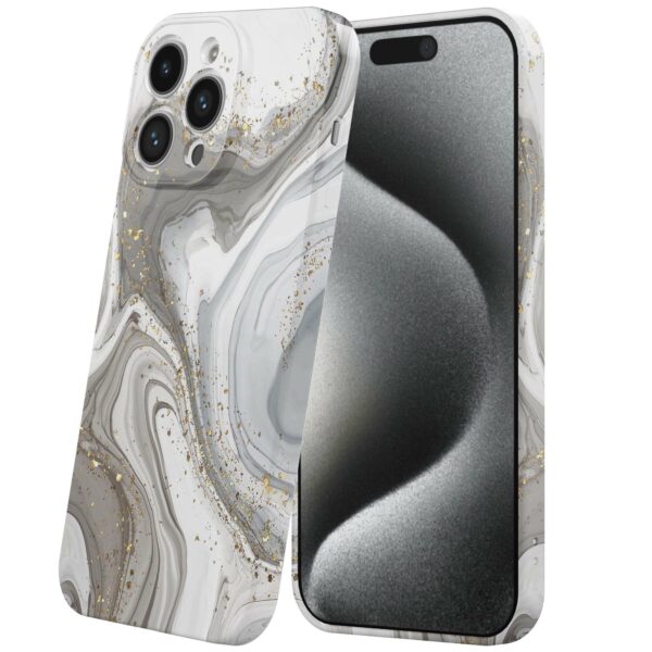 zilver marmer opdruk_iPhone 15 Pro telefoonhoesje met volledige rondom bedrukking (6)