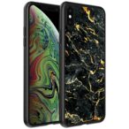 zwart goud marmer opdruk_iPhone X-Xs telefoonhoesje (1)