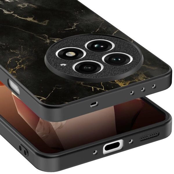 zwart marmer opdruk_OnePlus 13 Telefoonhoesje (3)