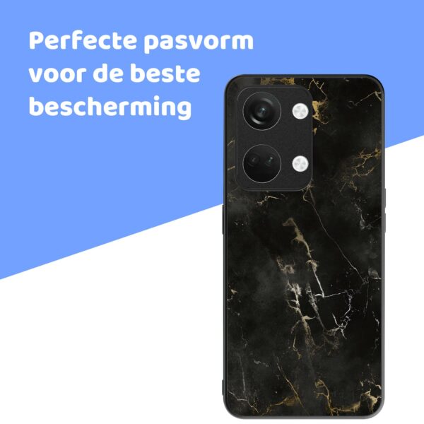 zwart marmer opdruk_OnePlus Nord 3 Telefoonhoesje (4)