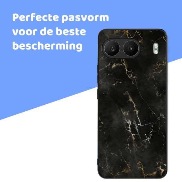 zwart marmer opdruk_OnePlus Nord 4 Telefoonhoesje (4)