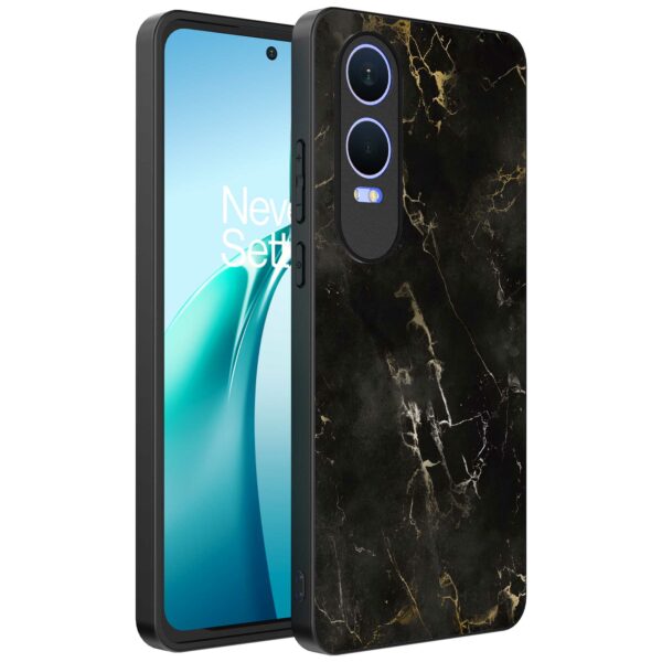 zwart marmer opdruk_OnePlus Nord CE 4 Lite Telefoonhoesje (1)