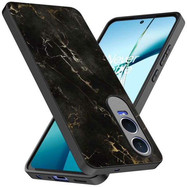 zwart marmer opdruk_OnePlus Nord CE 4 Lite Telefoonhoesje (2)