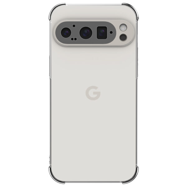 Google Pixel 9 Pro transparant telefoonhoesje met stootrand (1)