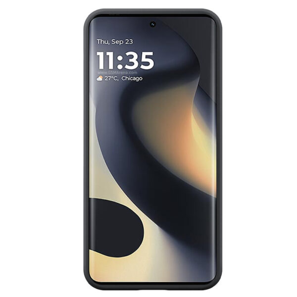Motorola Edge 2024 telefoonhoesje siliconen zwart (1)