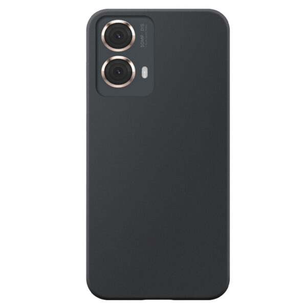 Motorola Edge 2024 telefoonhoesje siliconen zwart (2)