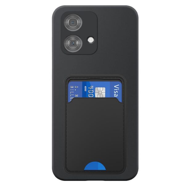 Motorola Edge 40 Neo telefoonhoesje siliconen zwart (2)_met pasjeshouder zwart TPU (2)