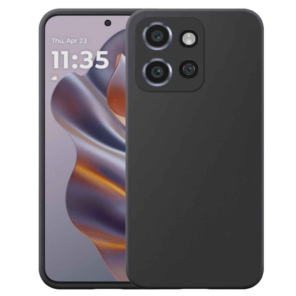 Motorola Edge 50 Neo telefoonhoesje siliconen zwart