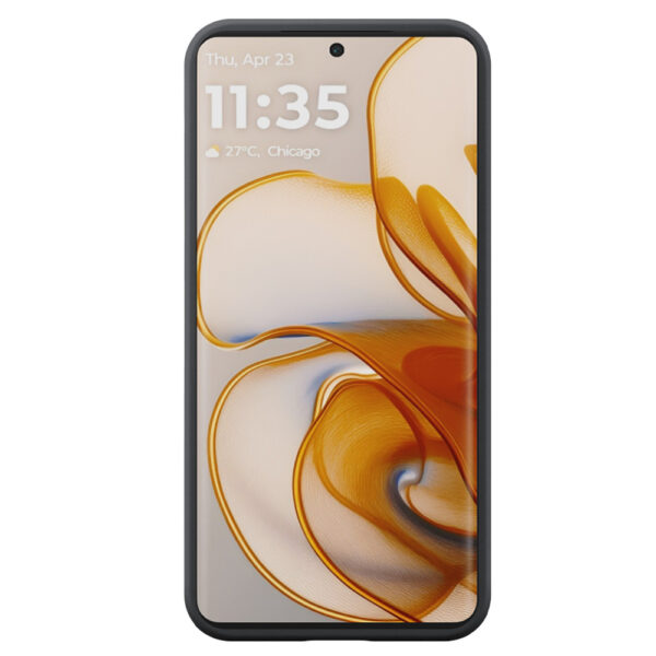 Motorola Edge 50 telefoonhoesje siliconen zwart (1)
