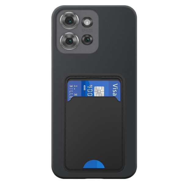 Motorola Edge 50 telefoonhoesje siliconen zwart (2)_met pasjeshouder zwart TPU (2)