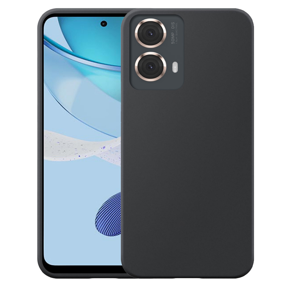 Motorola Moto G 2023 telefoonhoesje siliconen zwart