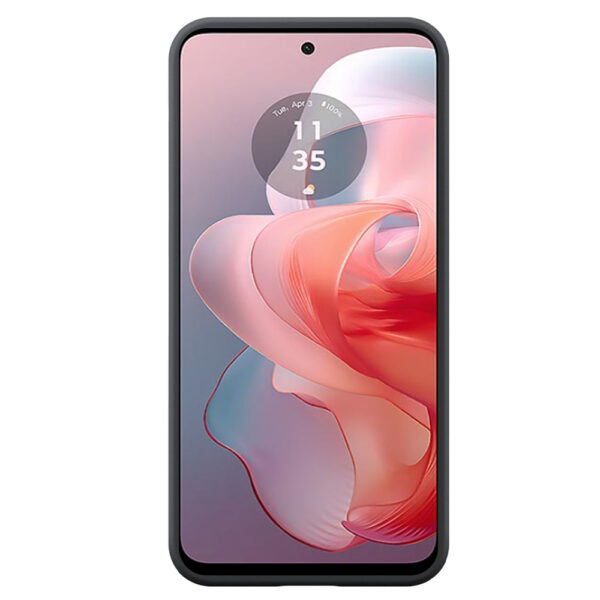 Motorola Moto G Power 2024 telefoonhoesje siliconen zwart (1)
