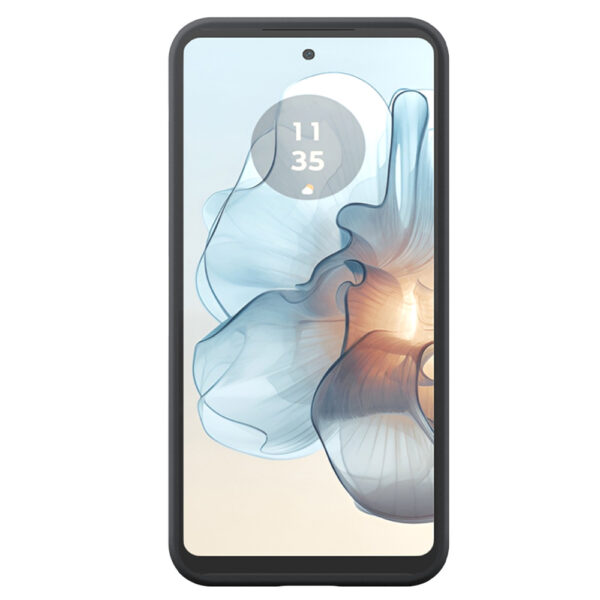 Motorola Moto G24 Power telefoonhoesje siliconen zwart (1)