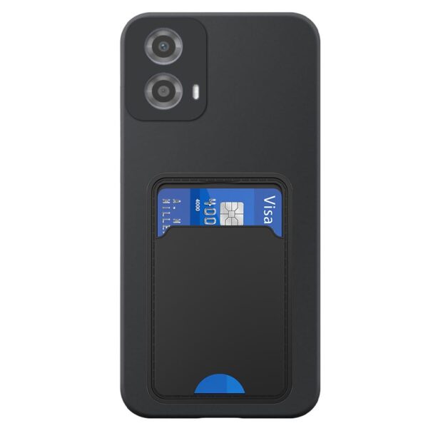 Motorola Moto G34-G45 telefoonhoesje siliconen zwart (2)_met pasjeshouder zwart TPU (2)