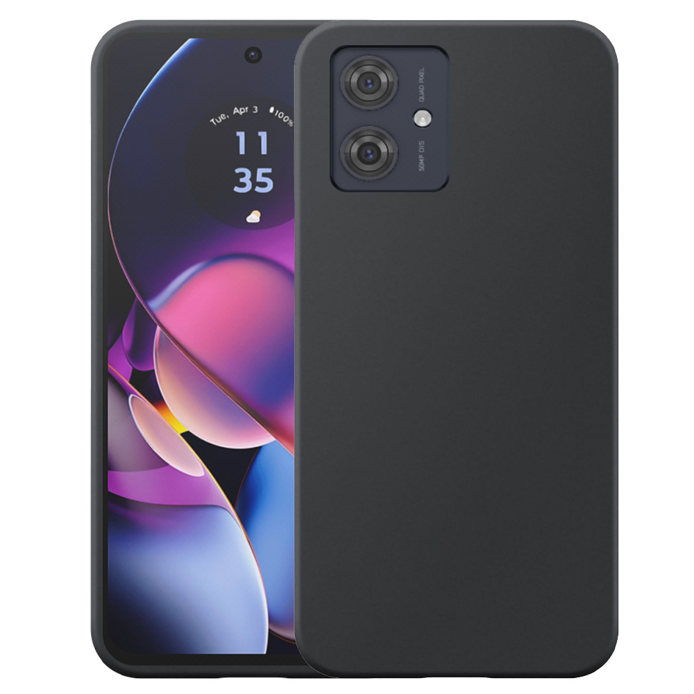 Motorola Moto G54-G54 Power-G64 telefoonhoesje siliconen zwart