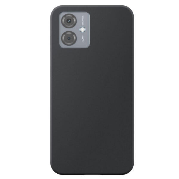Motorola Moto G75 telefoonhoesje siliconen zwart (2)
