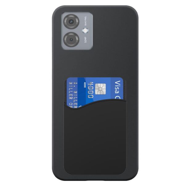 Motorola Moto G75 telefoonhoesje siliconen zwart (2)_met pasjeshouder zwart siliconen (2)