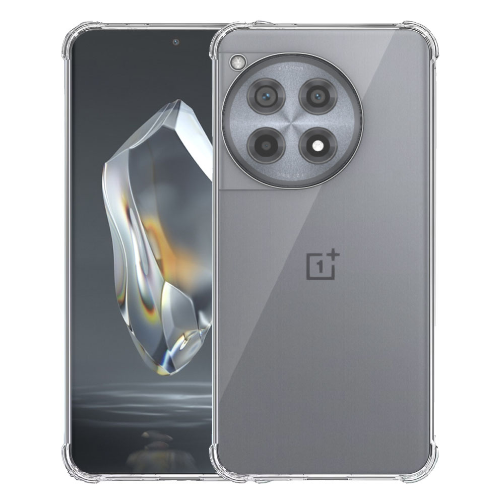 OnePlus 12 transparant hoesje met stootrand