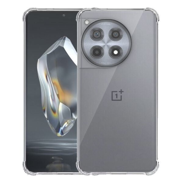 OnePlus 12R transparant hoesje met stootrand
