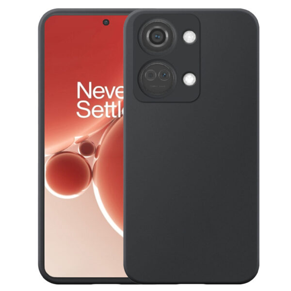 OnePlus NORD 3 telefoonhoesje siliconen zwart