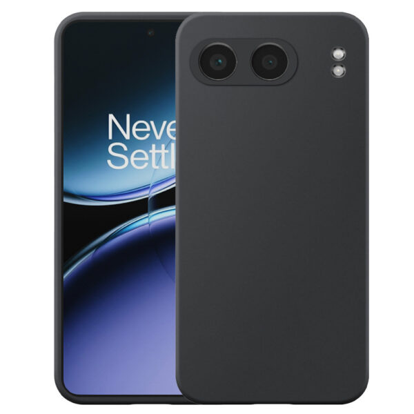 OnePlus NORD 4 telefoonhoesje siliconen zwart