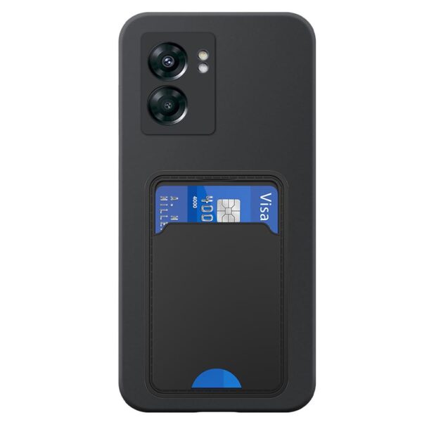 OnePlus NORD N300 telefoonhoesje siliconen zwart (2)_met pasjeshouder zwart TPU (2)