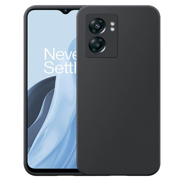 OnePlus NORD N300 telefoonhoesje siliconen zwart