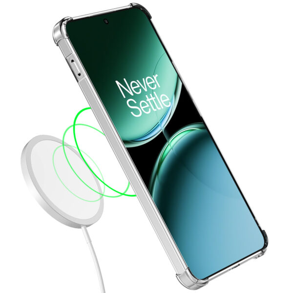 OnePlus Nord 4 telefoonhoesje transparant met stootrand (4)