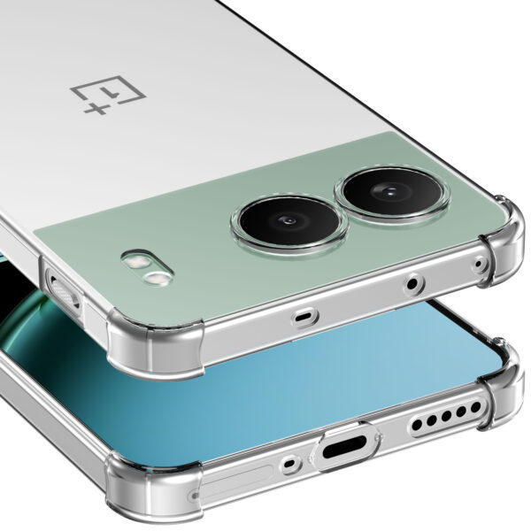 OnePlus Nord 4 telefoonhoesje transparant met stootrand (5)