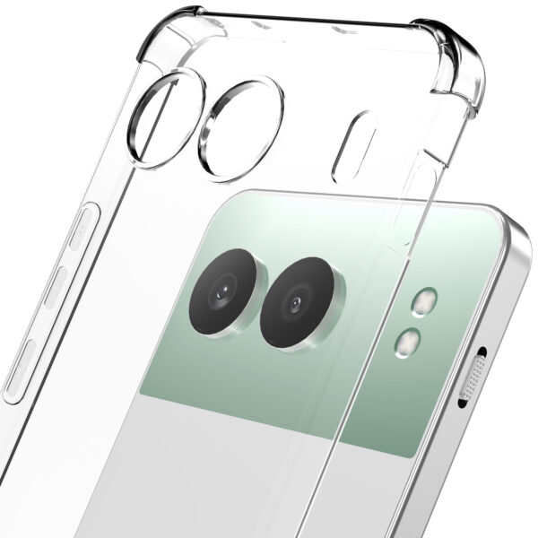 OnePlus Nord 4 telefoonhoesje transparant met stootrand (6)