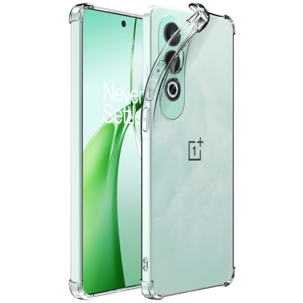 OnePlus Nord CE4 telefoonhoesje transparant met stootrand (2)