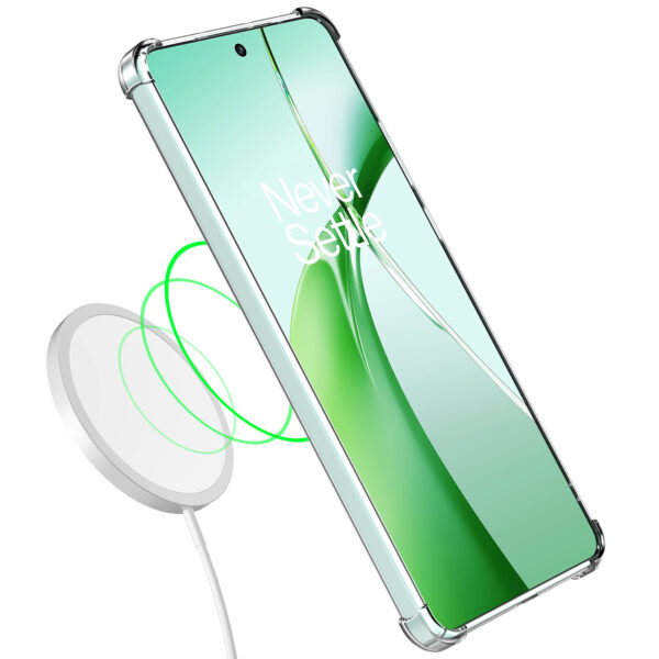 OnePlus Nord CE4 telefoonhoesje transparant met stootrand (4)