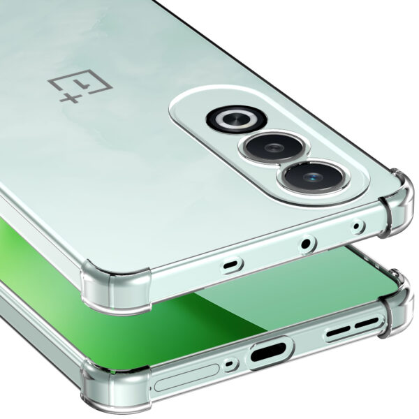OnePlus Nord CE4 telefoonhoesje transparant met stootrand (5)
