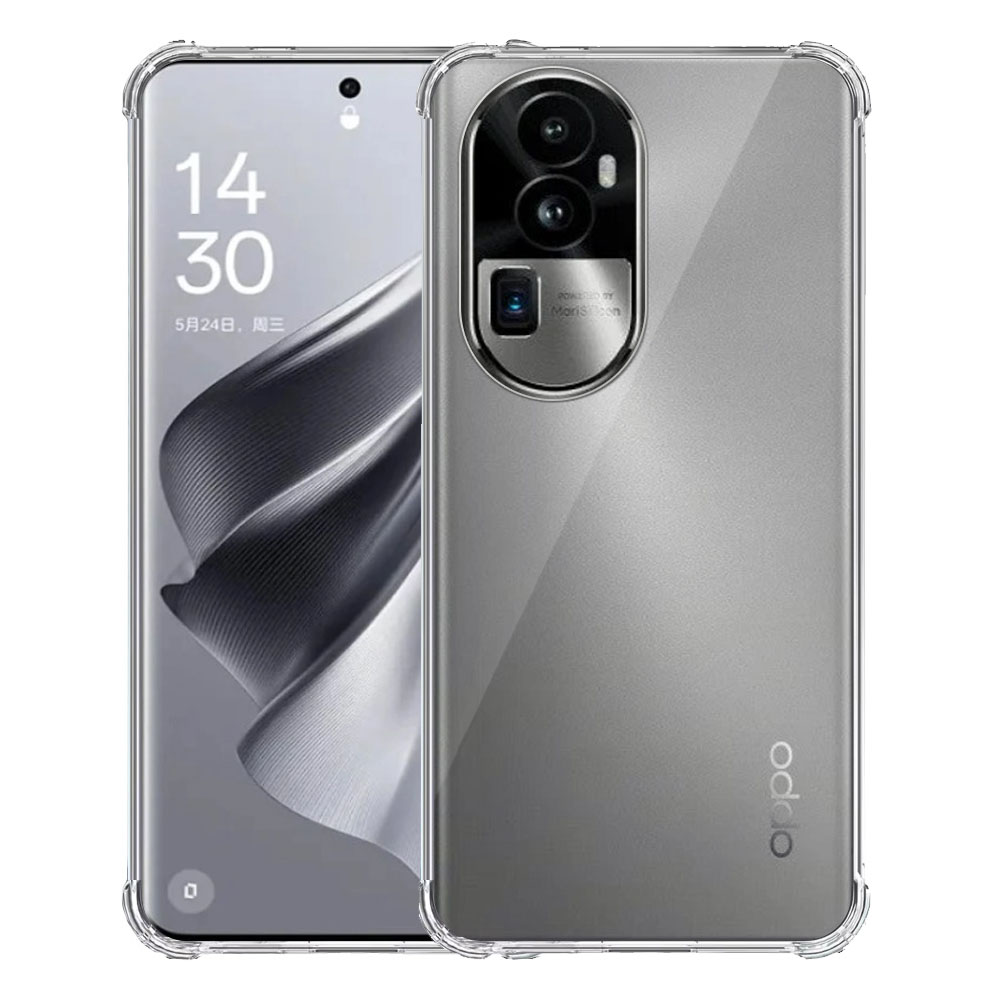 Oppo Reno 10 Pro Plus transparant hoesje met stootrand