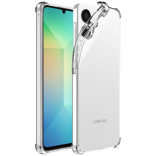 Samsung Galaxy A06 Telefoonhoesje Transparant met Bumper (1)