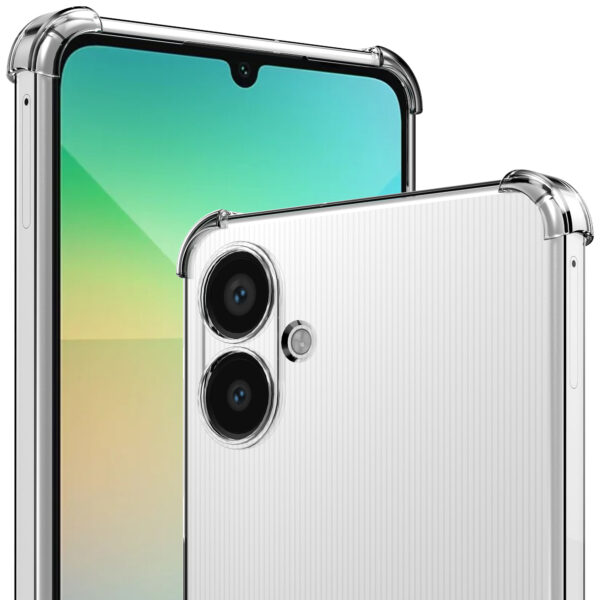 Samsung Galaxy A06 Telefoonhoesje Transparant met Bumper (3)