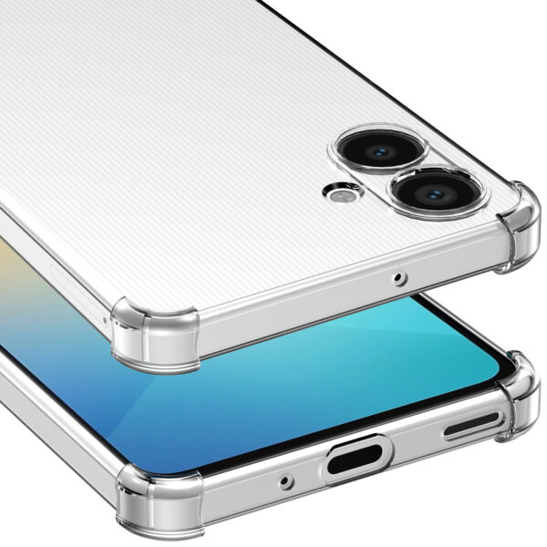 Samsung Galaxy A06 Telefoonhoesje Transparant met Bumper (5)