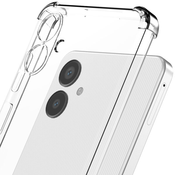 Samsung Galaxy A06 Telefoonhoesje Transparant met Bumper (6)