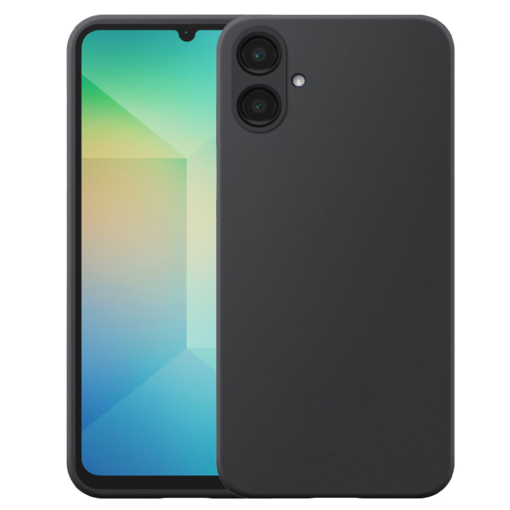 Samsung Galaxy A06 telefoonhoesje siliconen zwart