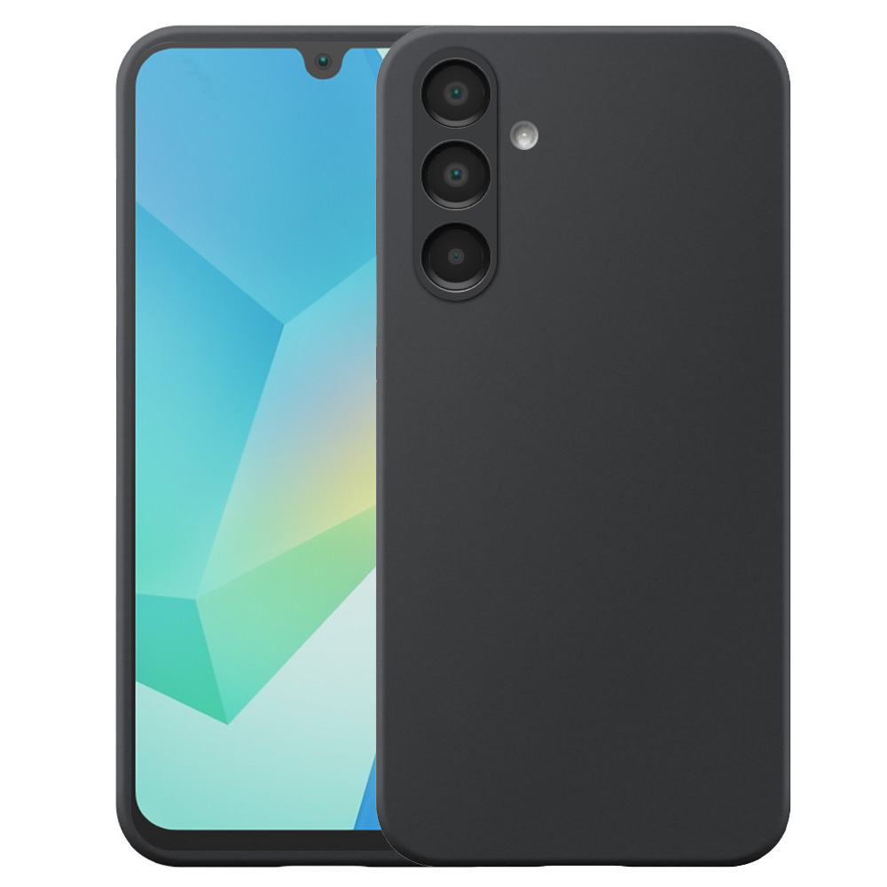Samsung Galaxy A16 telefoonhoesje siliconen zwart