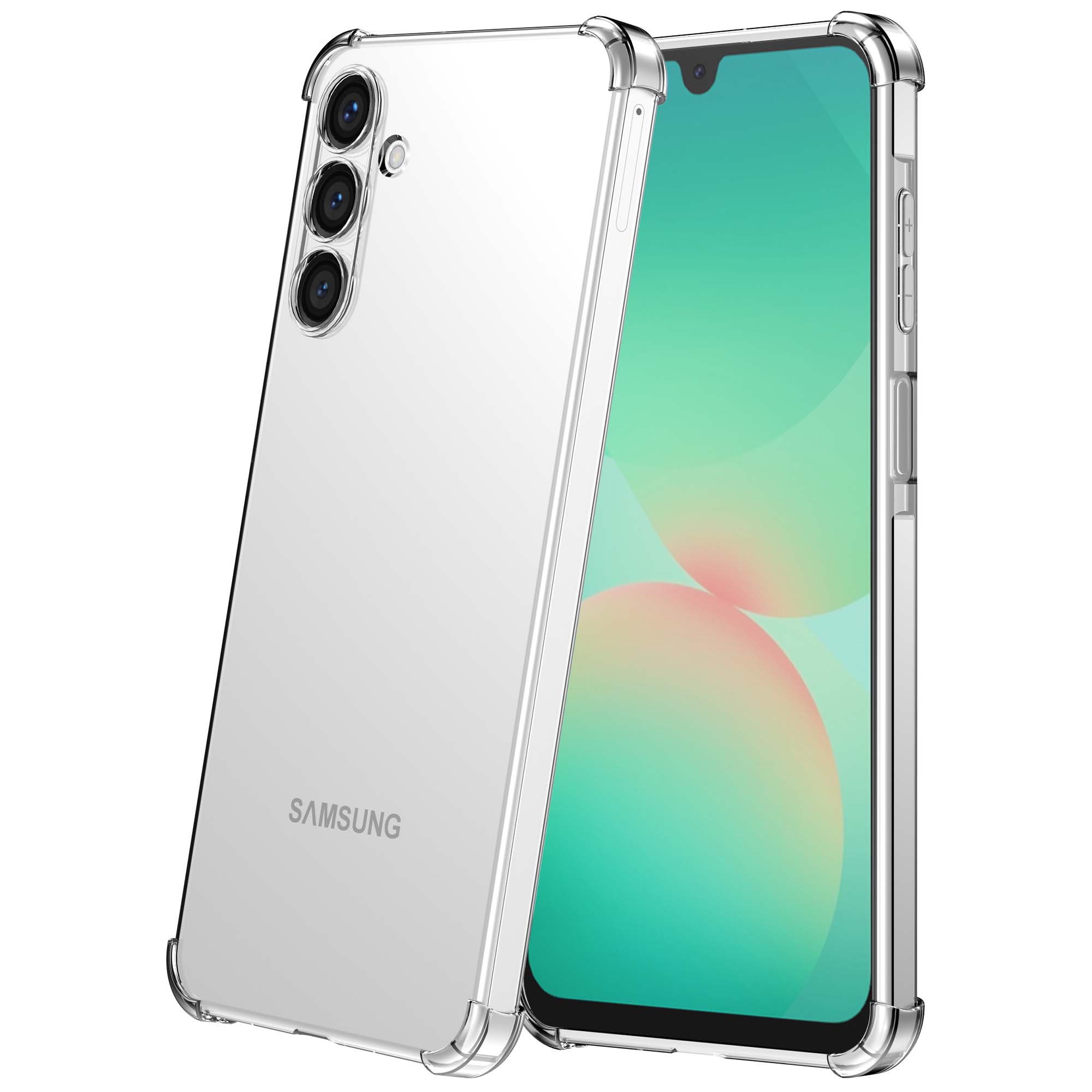 Samsung Galaxy A26 Telefoonhoesje Transparant met Bumper (2)