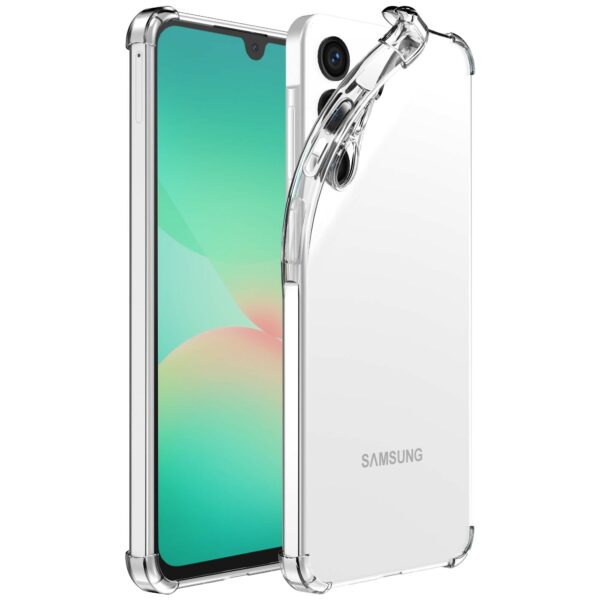Samsung Galaxy A26 Telefoonhoesje Transparant met Bumper (2)
