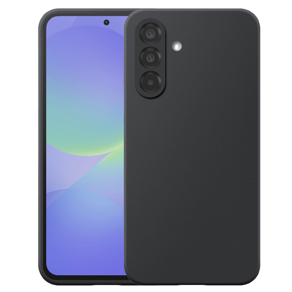Samsung Galaxy A36 telefoonhoesje siliconen zwart