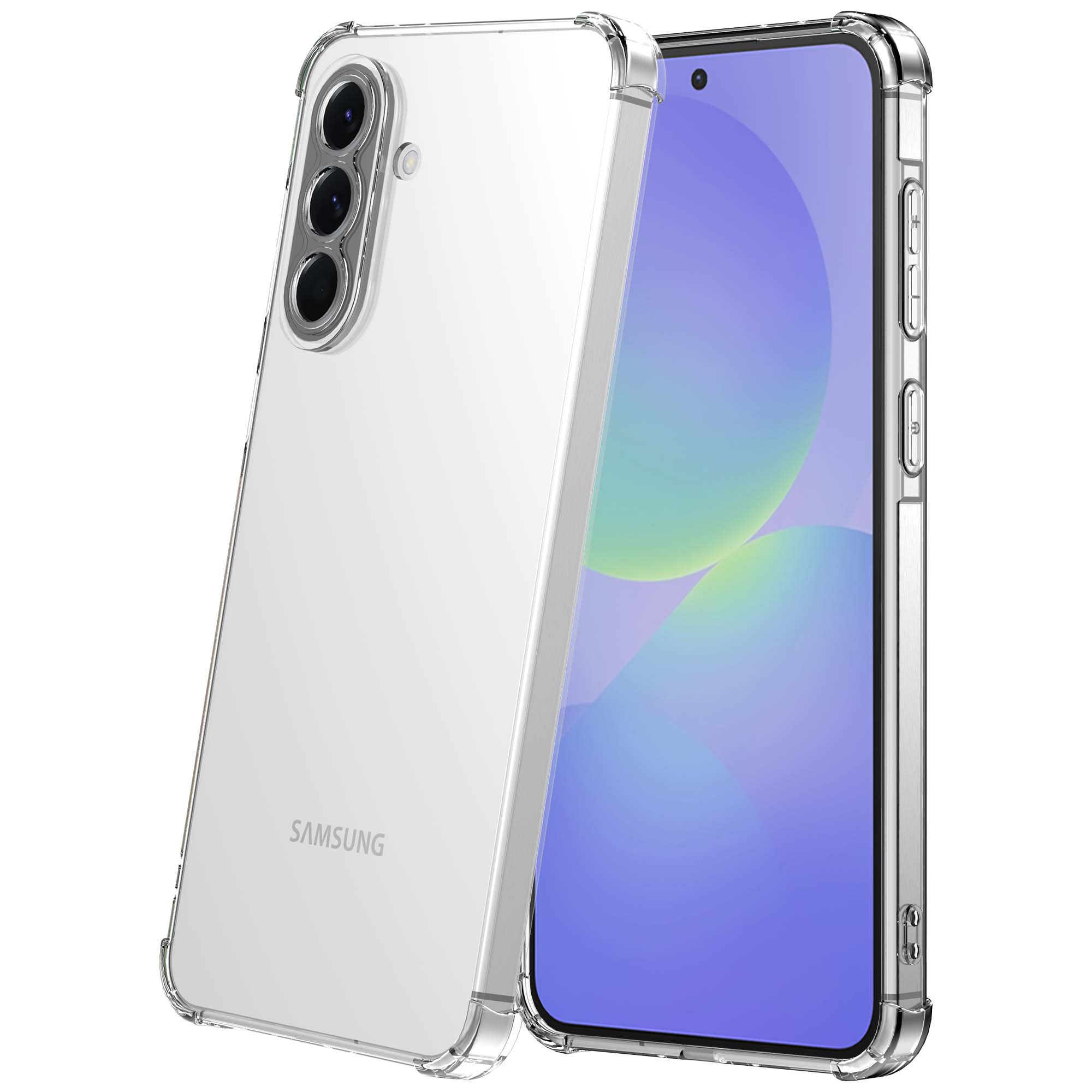 Samsung Galaxy A36_Telefoonhoesje transparant met stootrand Smartphonica (2)