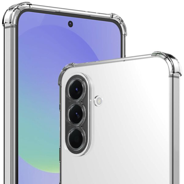 Samsung Galaxy A36_Telefoonhoesje transparant met stootrand Smartphonica (3)