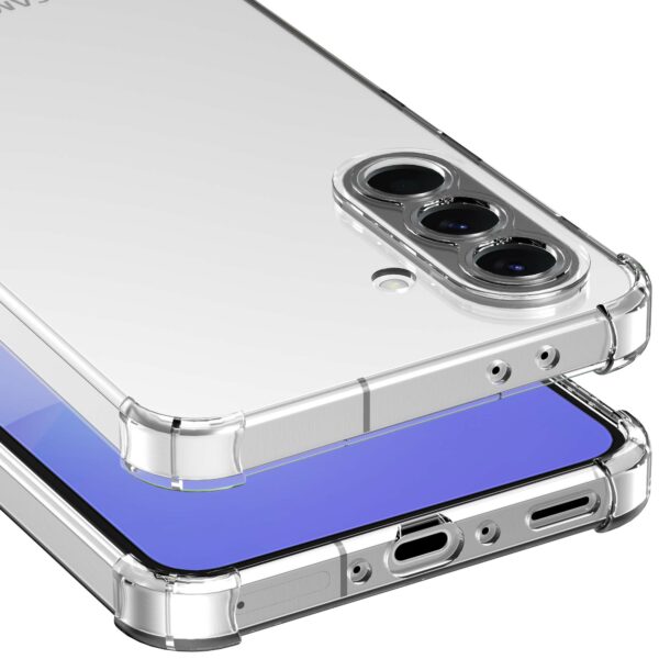 Samsung Galaxy A36_Telefoonhoesje transparant met stootrand Smartphonica (5)