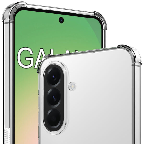 Samsung Galaxy A56 telefoonhoesje met pasjeshouder transparant (2)