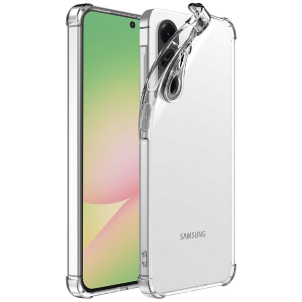 Samsung Galaxy A56_Telefoonhoesje transparant met stootrand Smartphonica (1)
