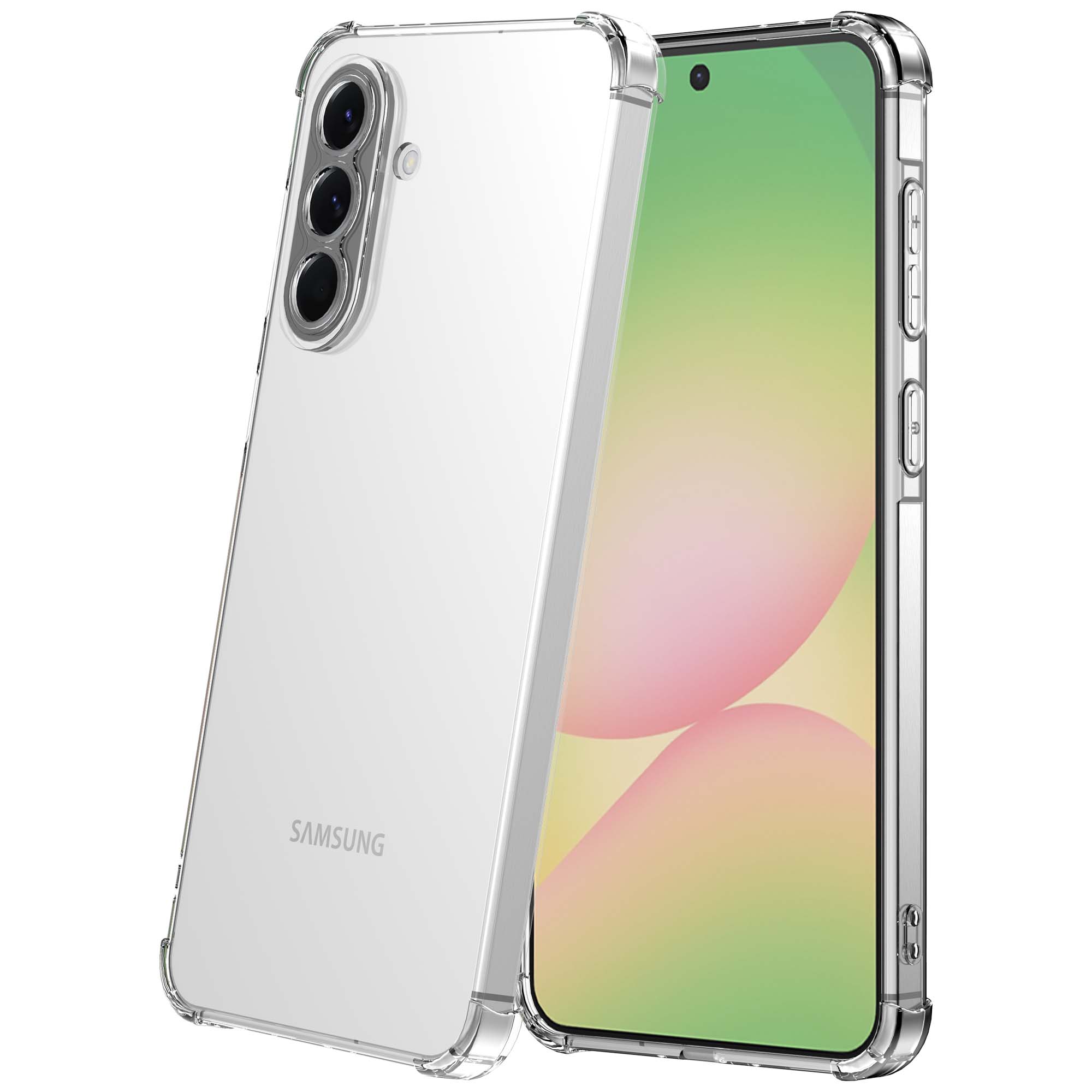 Samsung Galaxy A56_Telefoonhoesje transparant met stootrand Smartphonica (2)