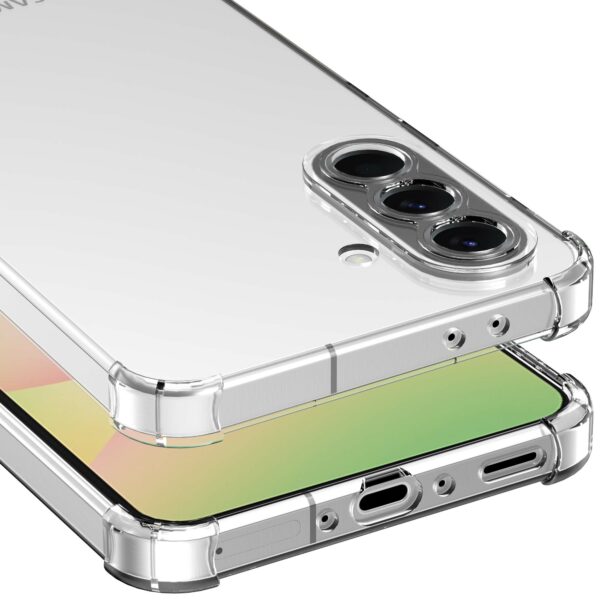Samsung Galaxy A56_Telefoonhoesje transparant met stootrand Smartphonica (5)